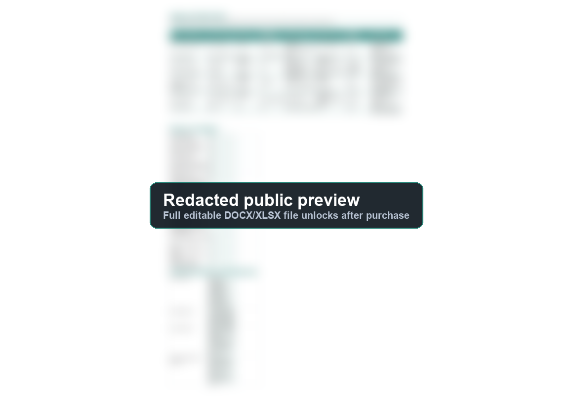 Agency AI Ops Pack XLSX operating tracker preview